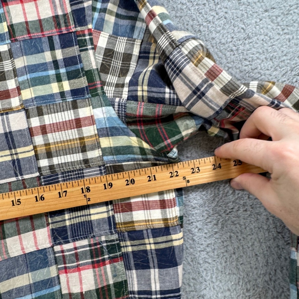 Brooks Brothers Patchwork Plaid Button Down Shirt… - image 5